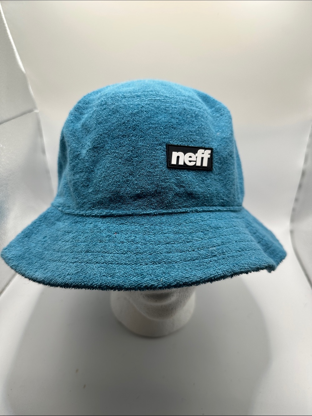 Neff Teal Bucket Hat with Logo Patch